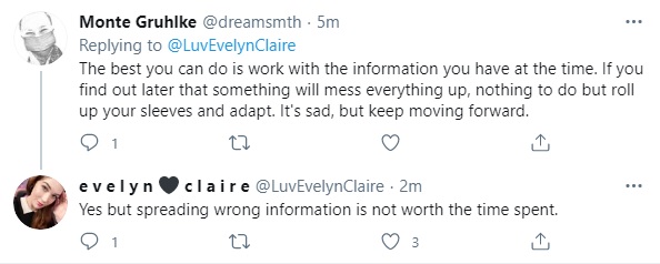 Evelyn Claire Deleted Tweet